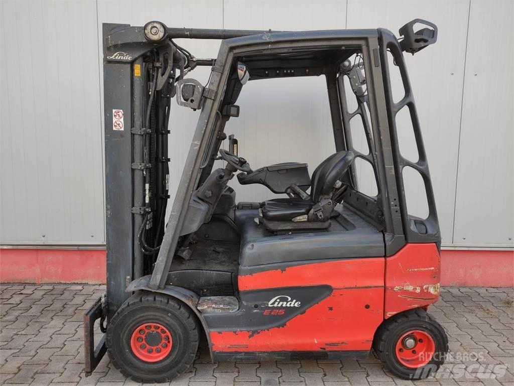 Linde E25-01-387 Електрически вилични кари-повдигачи