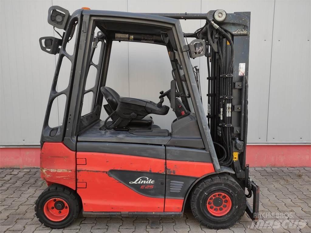 Linde E25-01-387 Електрически вилични кари-повдигачи