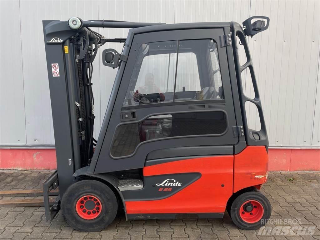Linde E25-01-387 Електрически вилични кари-повдигачи