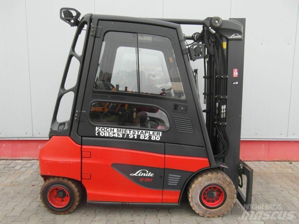Linde E30-01-387 Електрически вилични кари-повдигачи