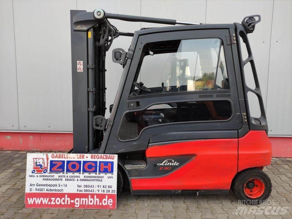 Linde E30L-01-387 Електрически вилични кари-повдигачи