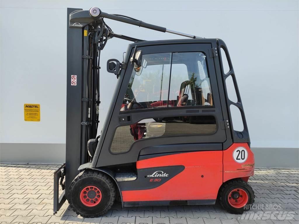 Linde E30L/387 Електрически вилични кари-повдигачи