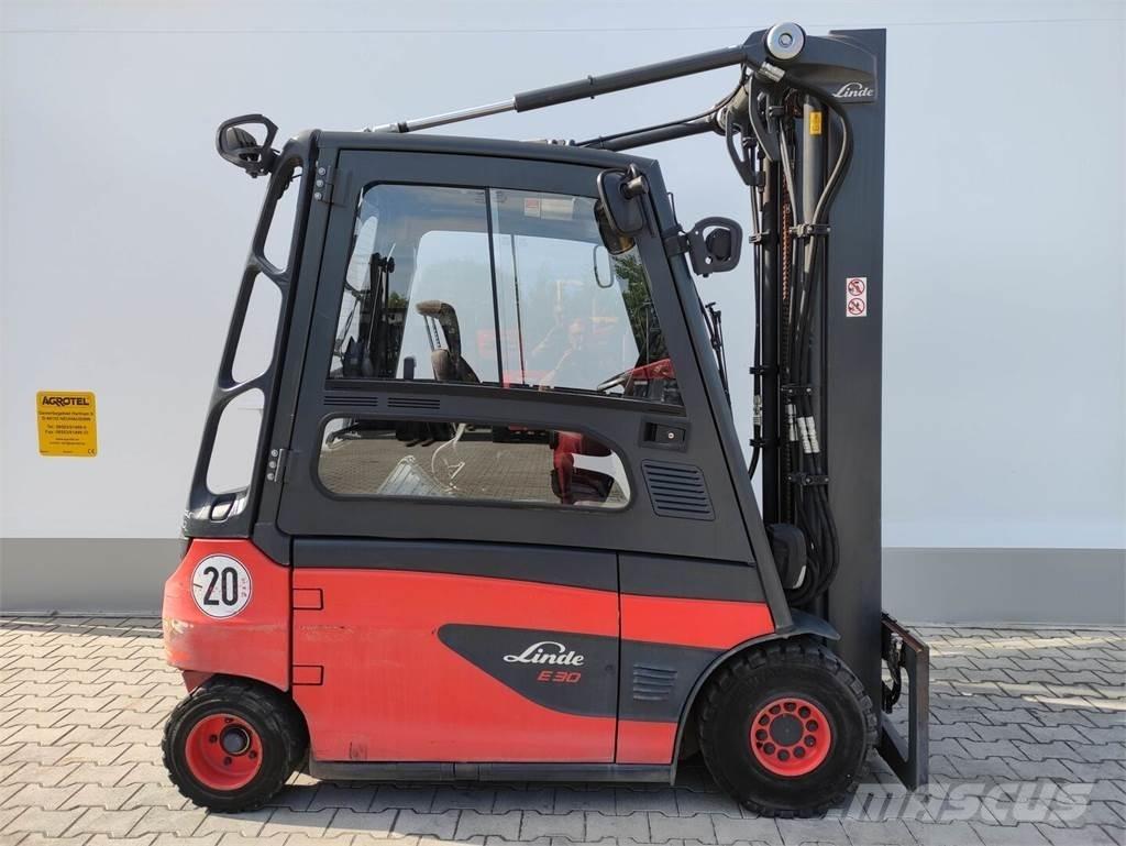 Linde E30L/387 (LACK NEU) Електрически вилични кари-повдигачи
