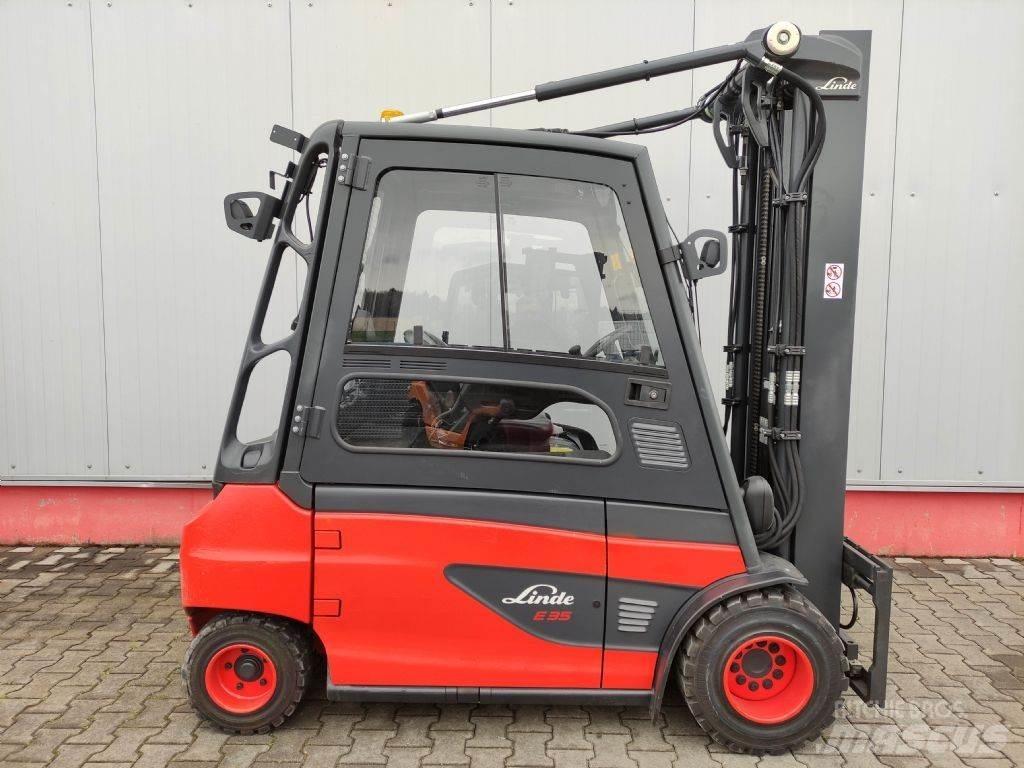 Linde E35L-01-387 Електрически вилични кари-повдигачи