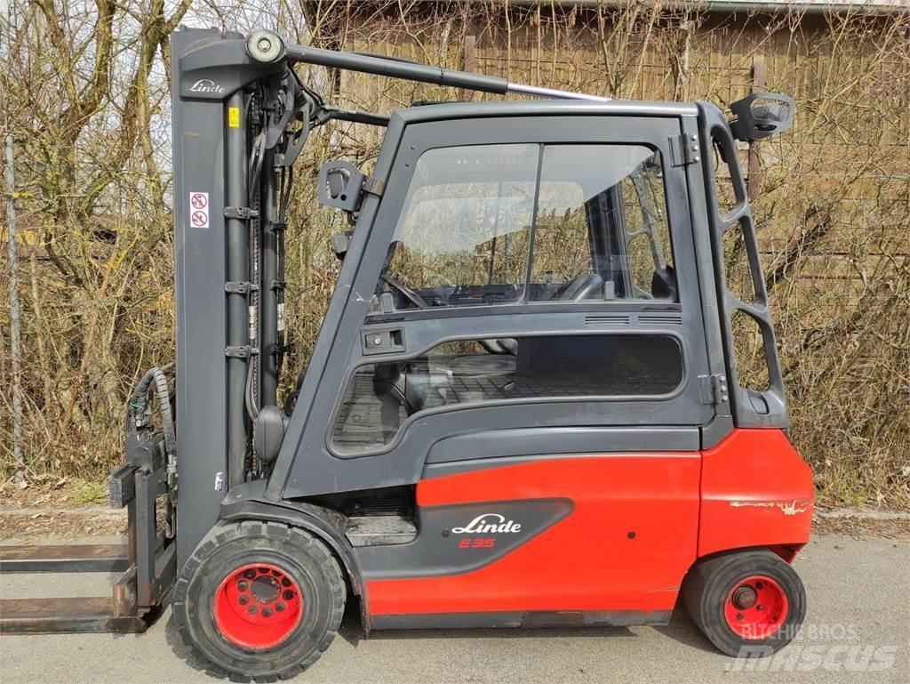 Linde E35L-01-387 Електрически вилични кари-повдигачи