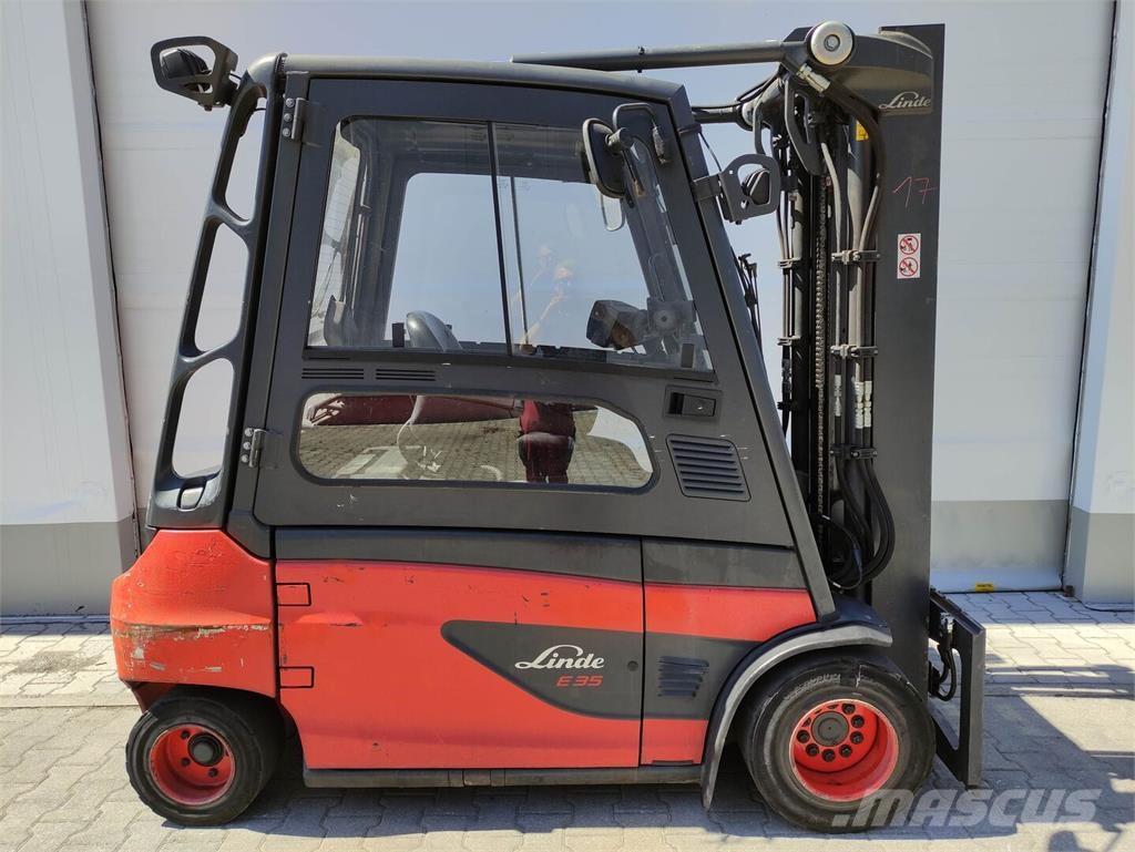 Linde E35L-01-387 Електрически вилични кари-повдигачи
