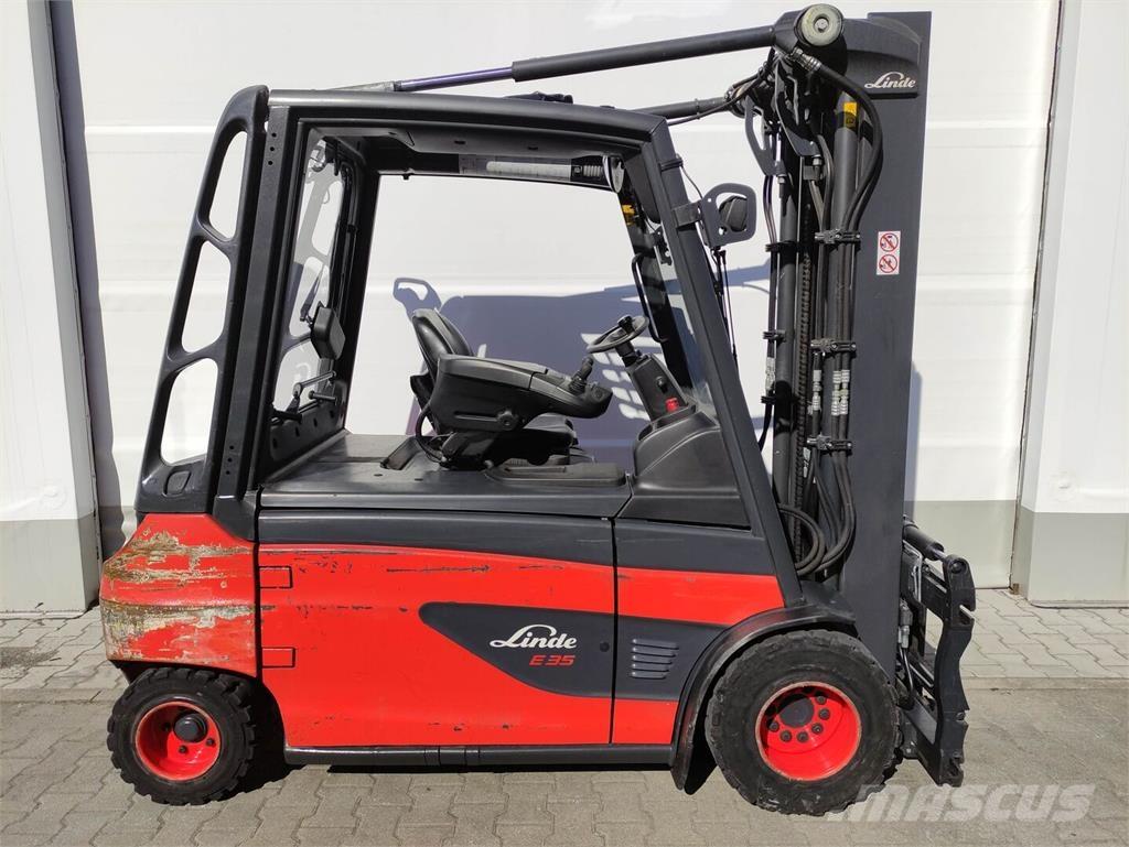 Linde E35L-01-387 Електрически вилични кари-повдигачи