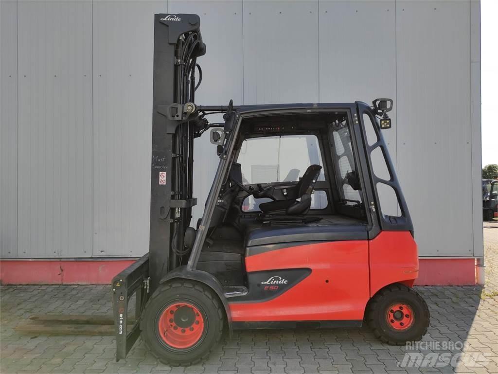 Linde E50HL-01/600-388 Електрически вилични кари-повдигачи