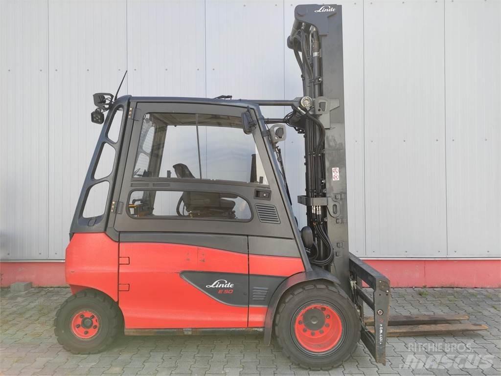 Linde E50HL-01/600-388 Електрически вилични кари-повдигачи
