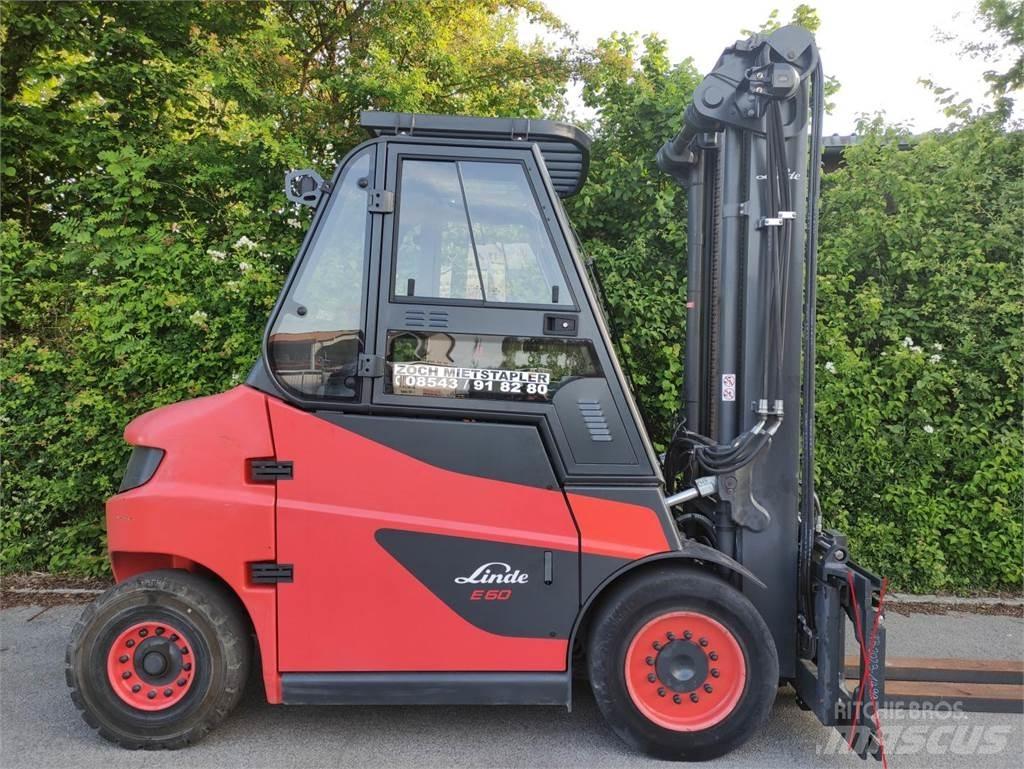 Linde E60-01-1279 Електрически вилични кари-повдигачи