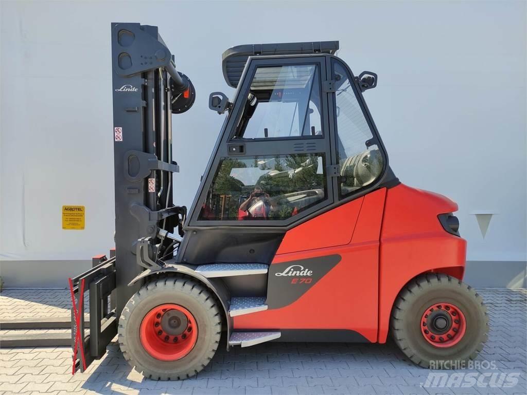 Linde E70-01-127 Електрически вилични кари-повдигачи