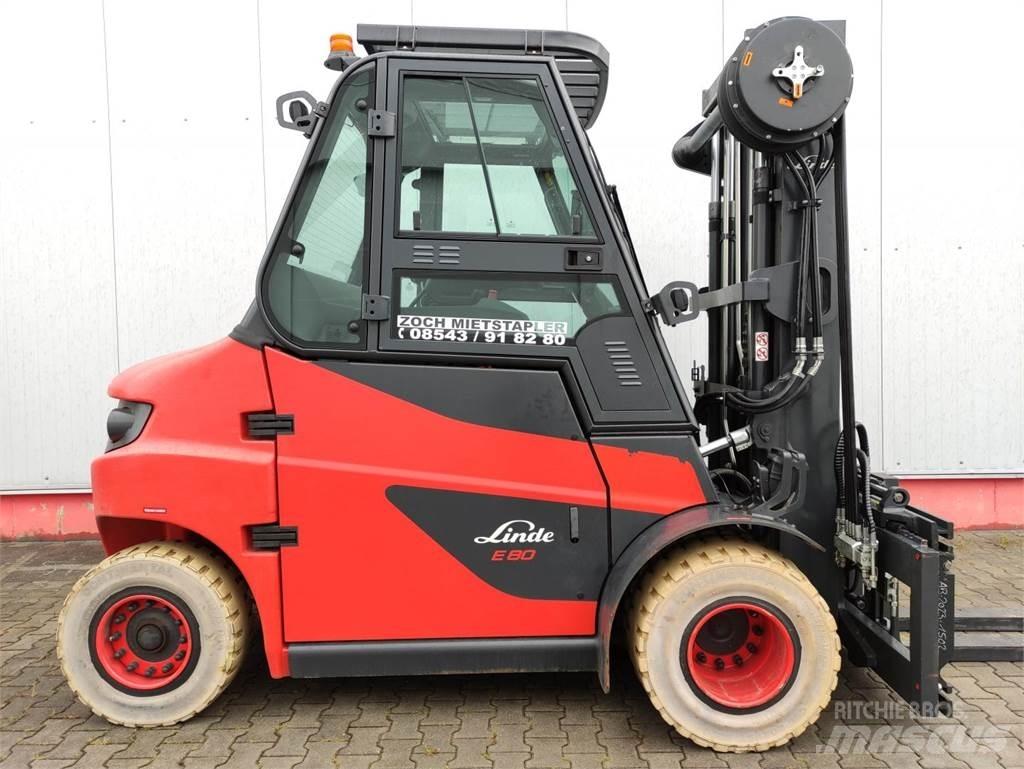 Linde E80-01-127 Електрически вилични кари-повдигачи