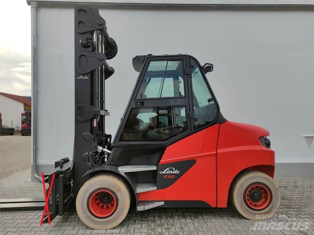 Linde E80-01/900 Електрически вилични кари-повдигачи