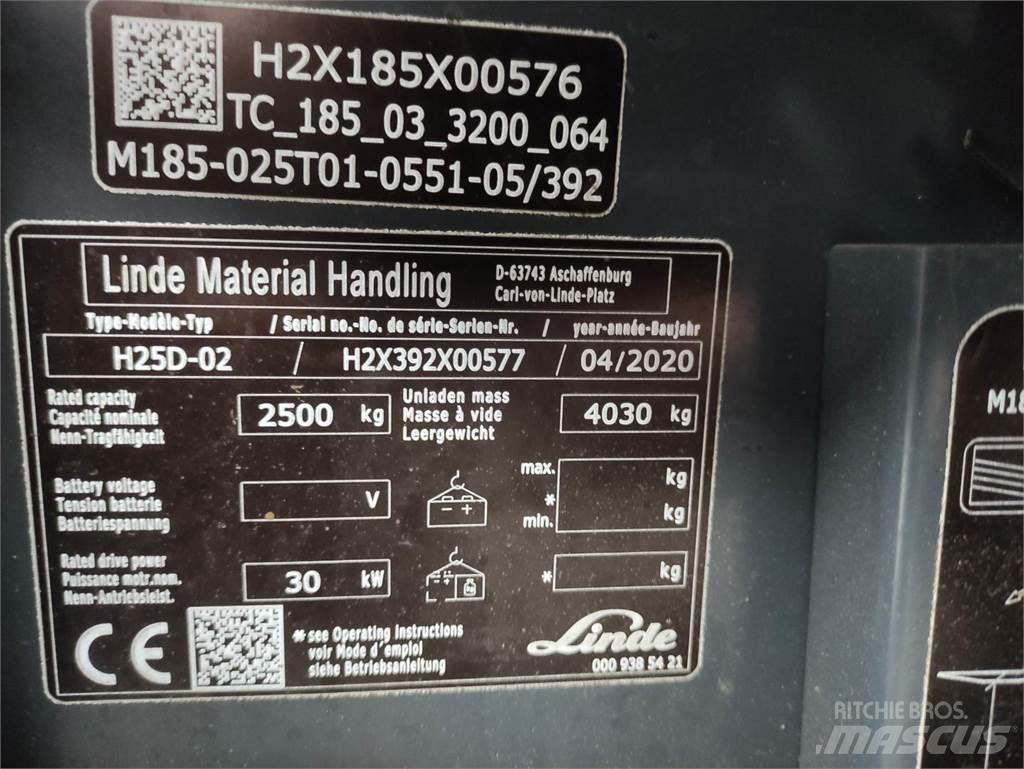 Linde H25D-02-392 EVO Дизелови камиони