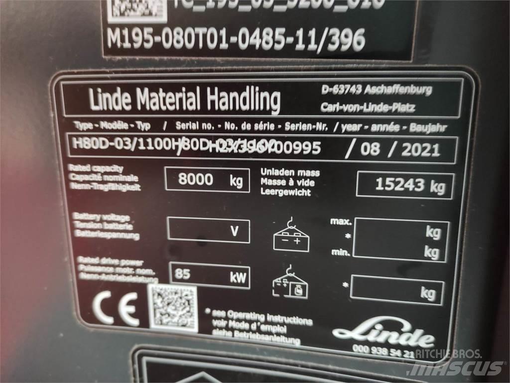 Linde H80D-1100-03-396 Дизелови камиони