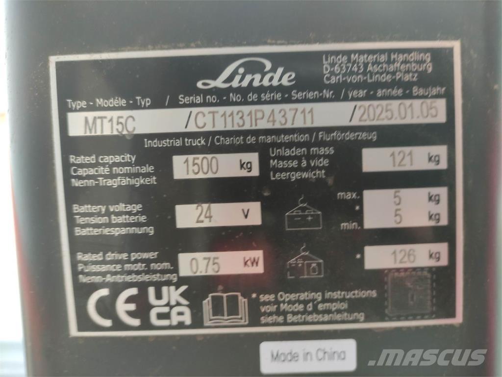Linde MT15C Нископовдигач