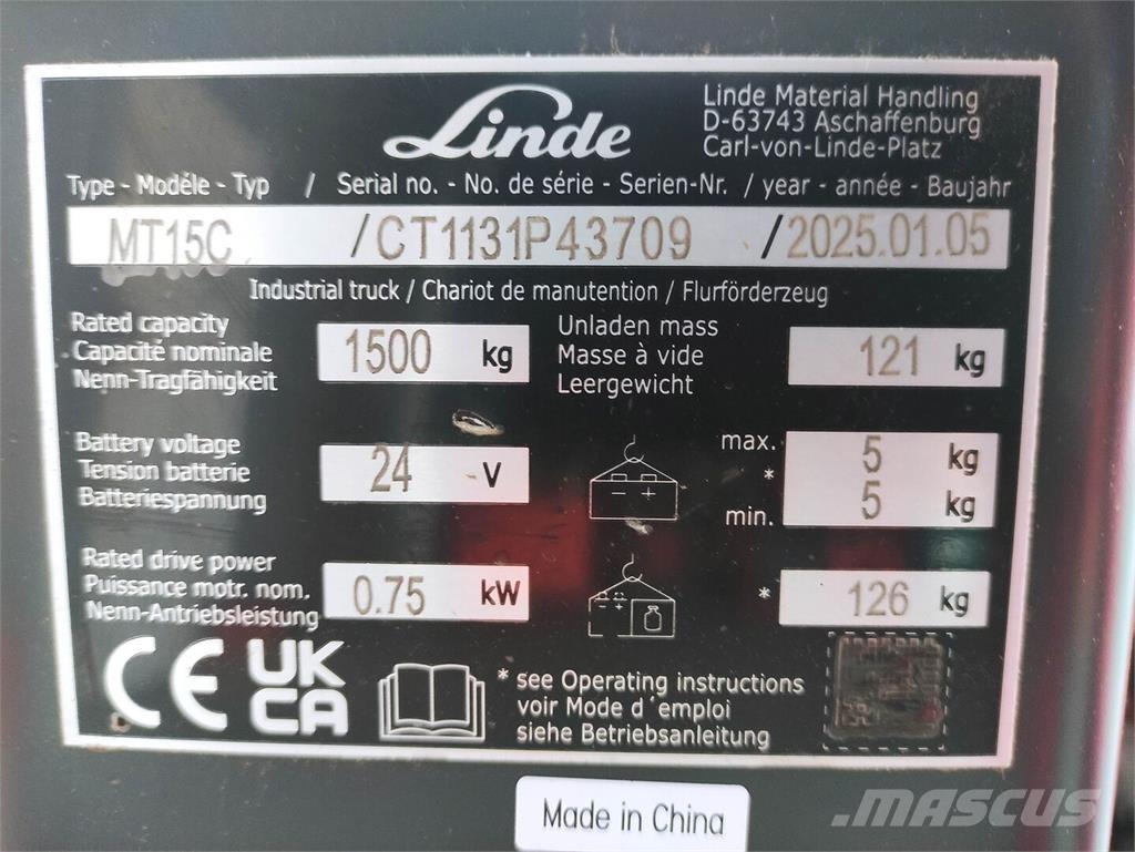 Linde MT15C Нископовдигач