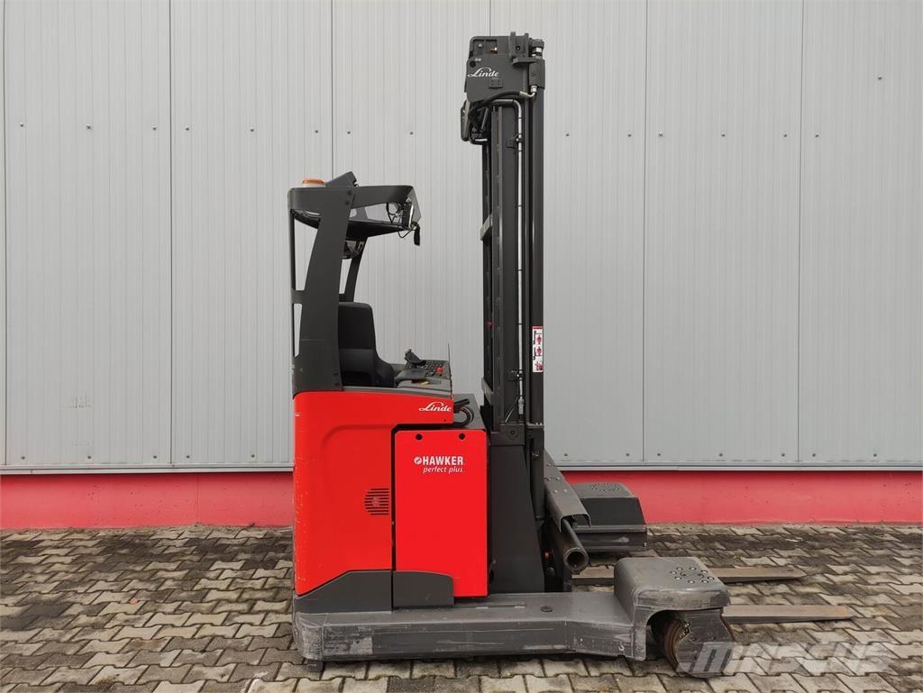 Linde R25F (UFW250TFVRF635) Ретрак/ Високоповдигач с изместване на вилката напред