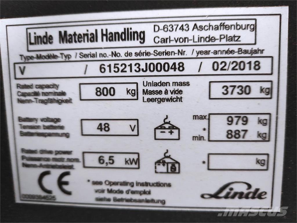 Linde V Modular Машини за комисиониране високоповдигачи