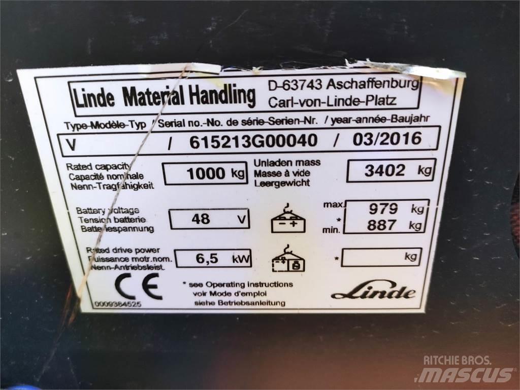Linde V12 Машини за комисиониране високоповдигачи