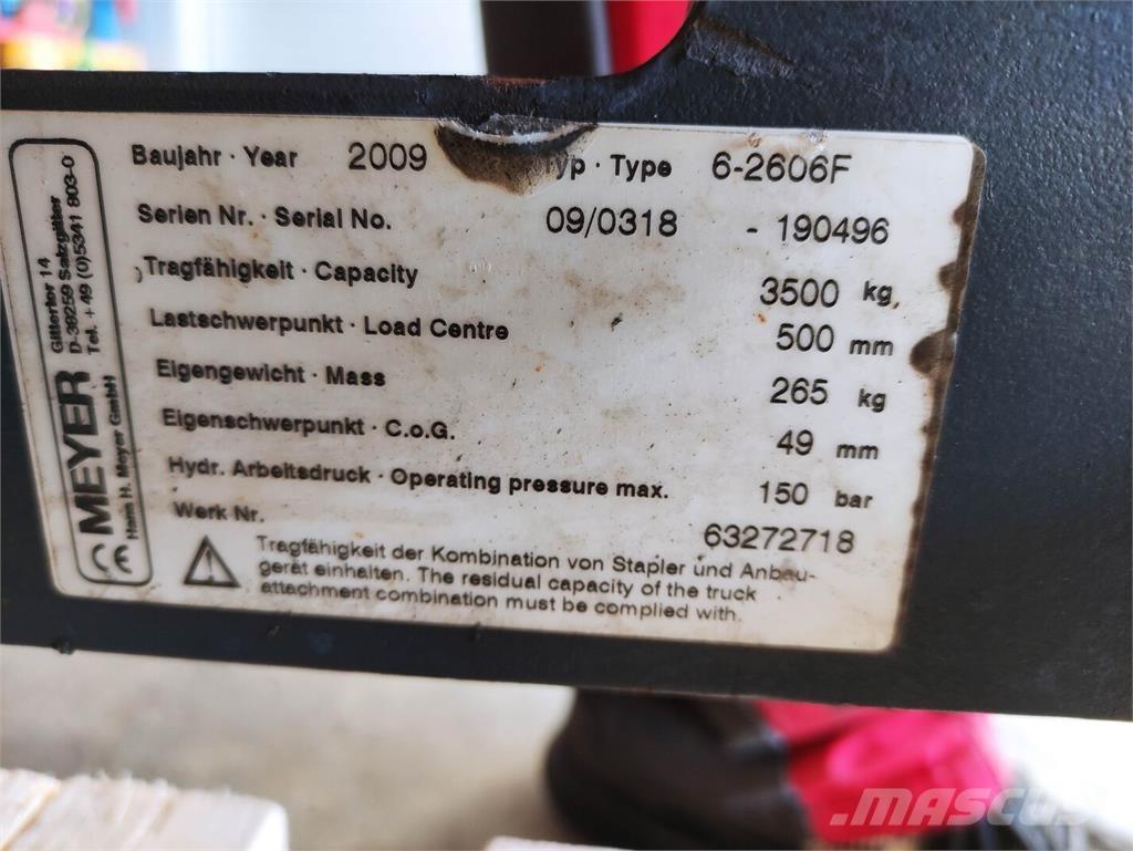 Meyer 6-2606F Обработка на материали - други