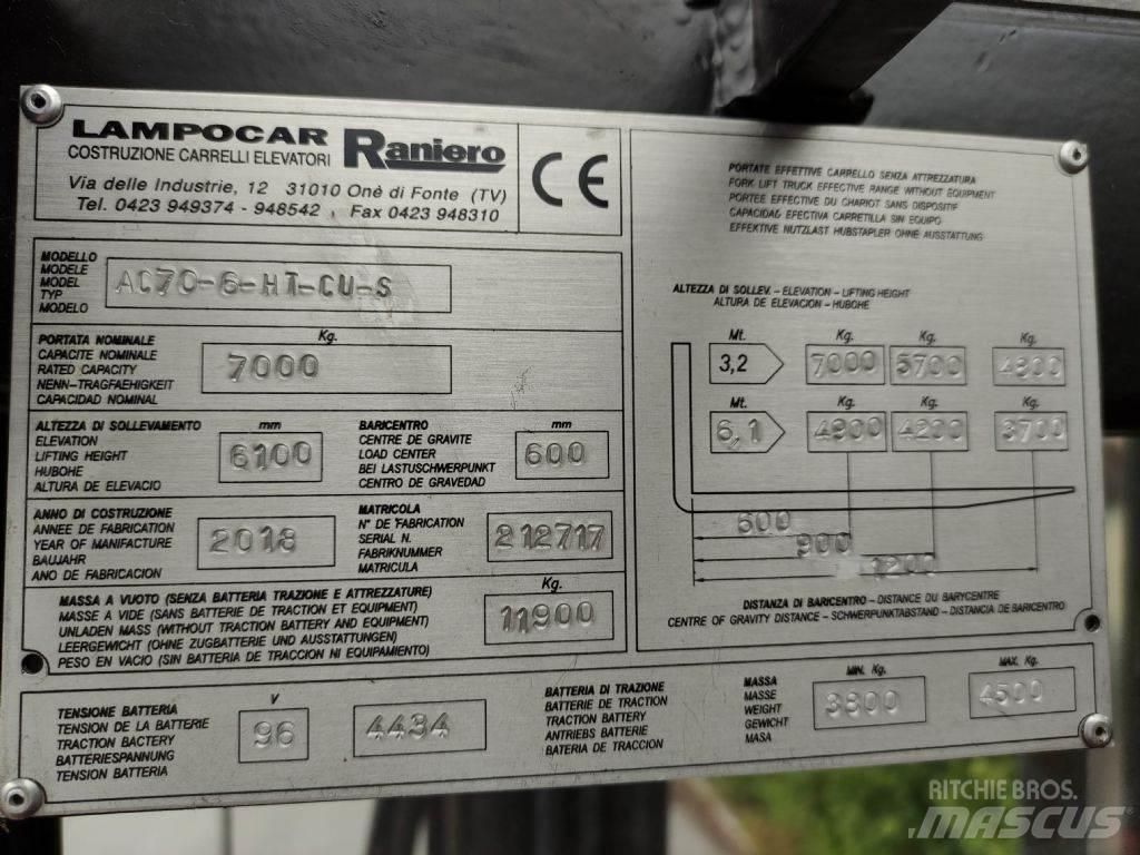 Raniero AC70-6-HT-CU-S Електрически вилични кари-повдигачи