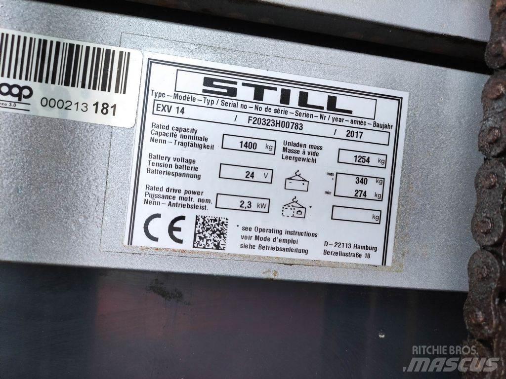 Still EXV 14 *Lack NEU* Колички високоповдигачи с теглич