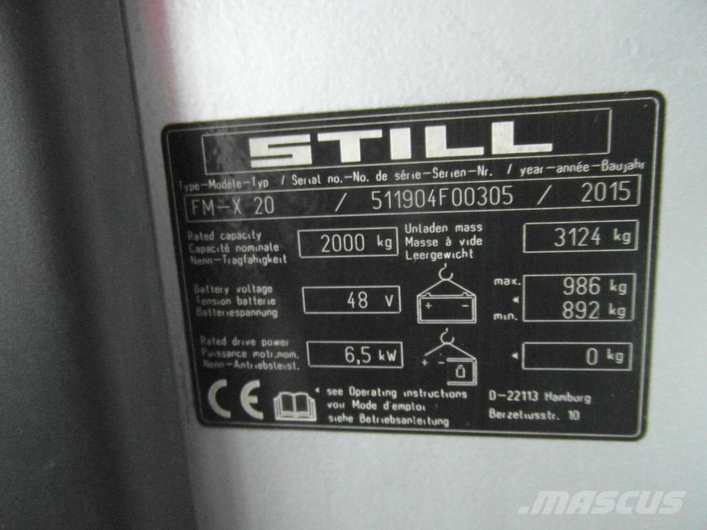 Still FM-X-20 Ретрак/ Високоповдигач с изместване на вилката напред