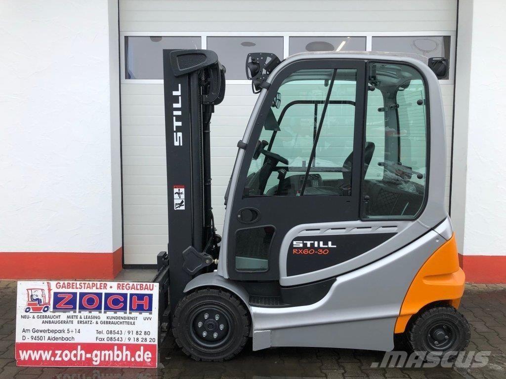 Still RX60-30 Електрически вилични кари-повдигачи