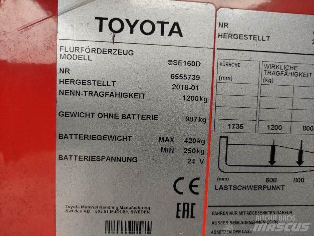 Toyota SSE160D Колички високоповдигачи с теглич